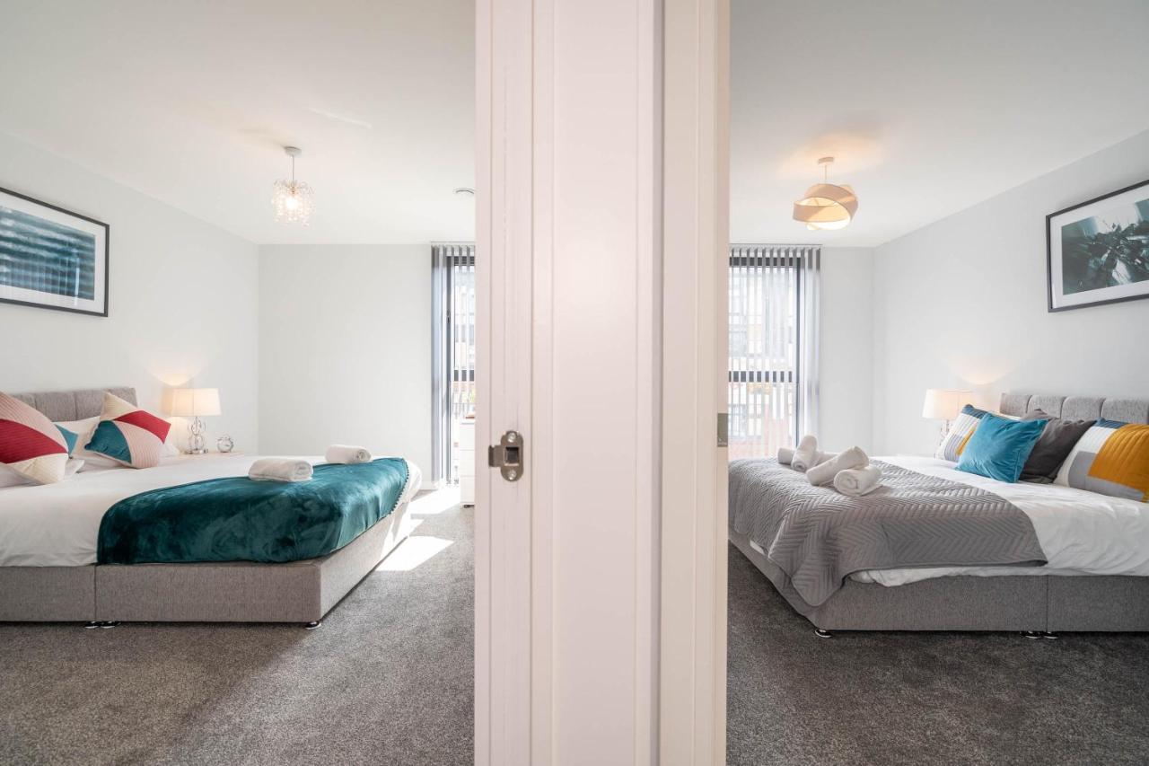 New Build - 2 Bed Snug Modern Apartment - Juliet Balcony - Roof Top Terrace - Digbeth, Birmingham City Centre - Free Netflix & Smart Tv Zewnętrze zdjęcie